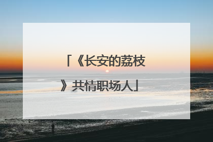 《长安的荔枝》共情职场人