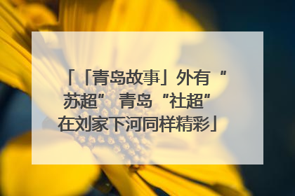 「青岛故事」外有“苏超” 青岛“社超”在刘家下河同样精彩