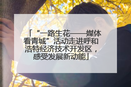 “一路生花——媒体看青城”活动走进呼和浩特经济技术开发区，感受发展新动能