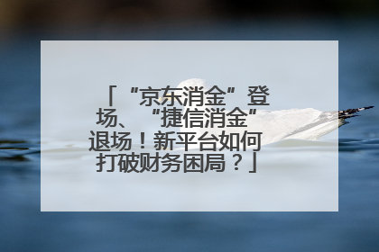 “京东消金”登场、“捷信消金”退场！新平台如何打破财务困局？