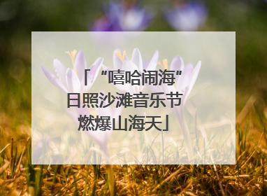 “嘻哈闹海”日照沙滩音乐节燃爆山海天
