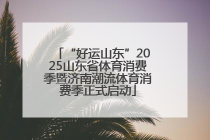 “好运山东”2025山东省体育消费季暨济南潮流体育消费季正式启动