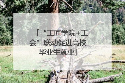“工匠学院+工会”联动促进高校毕业生就业