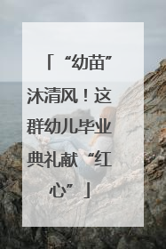 “幼苗”沐清风！这群幼儿毕业典礼献“红心”