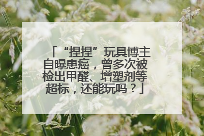 “捏捏”玩具博主自曝患癌，曾多次被检出甲醛、增塑剂等超标，还能玩吗？
