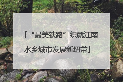 “最美铁路”织就江南水乡城市发展新纽带