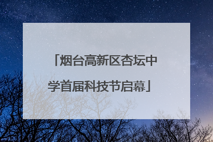 烟台高新区杏坛中学首届科技节启幕