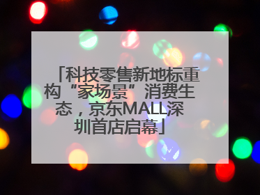 科技零售新地标重构“家场景”消费生态，京东MALL深圳首店启幕