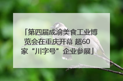 第四届成渝美食工业博览会在重庆开幕 超60家“川字号”企业参展