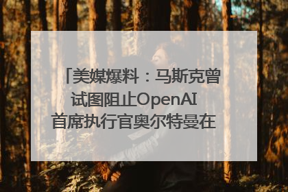 美媒爆料:马斯克曾试图阻止OpenAI首席执行官奥尔特曼在中东的AI交易