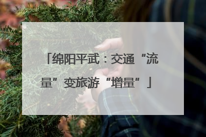 绵阳平武：交通“流量”变旅游“增量”