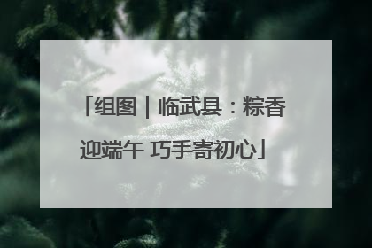 组图｜临武县：粽香迎端午 巧手寄初心