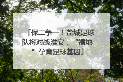 保二争一！盐城足球队将对战淮安，“福地”孕育足球基因