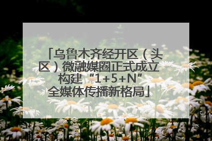 乌鲁木齐经开区（头区）微融媒圈正式成立 构建“1+5+N”全媒体传播新格局