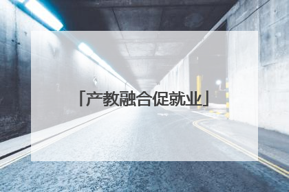 产教融合促就业