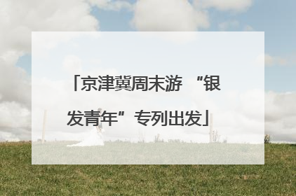 京津冀周末游 “银发青年”专列出发
