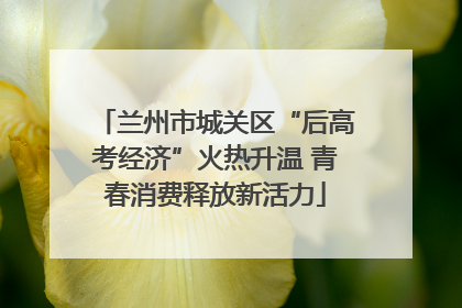 兰州市城关区“后高考经济”火热升温 青春消费释放新活力