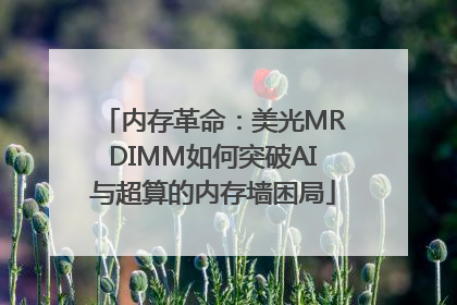 内存革命：美光MRDIMM如何突破AI与超算的内存墙困局