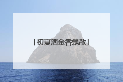 初夏洒金香飘散
