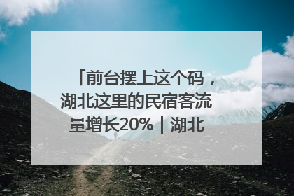 前台摆上这个码，湖北这里的民宿客流量增长20%｜湖北市场监管所的故事