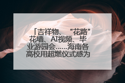 吉祥物、“花路”花墙、AI视频、毕业游园会……海南各高校用超燃仪式感为学子青春“存档”