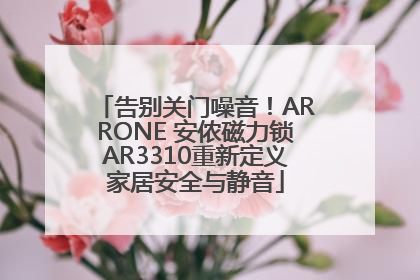 告别关门噪音！ARRONE 安侬磁力锁AR3310重新定义家居安全与静音