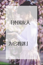 外国友人为它着迷