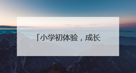 小学初体验，成长新起点 绵阳市盐亭县岐伯幼儿园开展参观小学活动