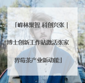 峰林聚智 科创兴张｜博士创新工作站激活张家界莓茶产业新动能