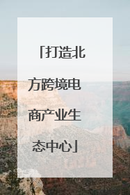 打造北方跨境电商产业生态中心