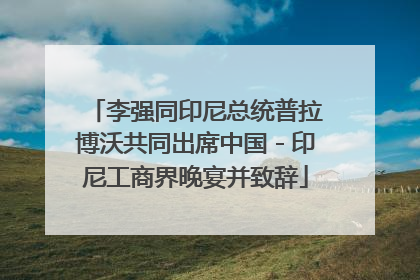 李强同印尼总统普拉博沃共同出席中国－印尼工商界晚宴并致辞