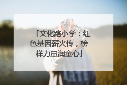 文化路小学：红色基因薪火传，榜样力量润童心