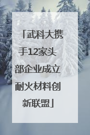 武科大携手12家头部企业成立耐火材料创新联盟