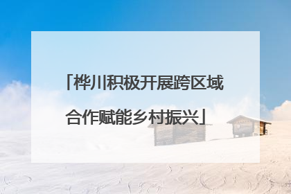 桦川积极开展跨区域合作赋能乡村振兴