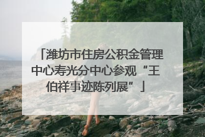 潍坊市住房公积金管理中心寿光分中心参观“王伯祥事迹陈列展”