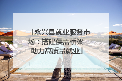 永兴县就业服务市场：搭建供需桥梁 助力高质量就业