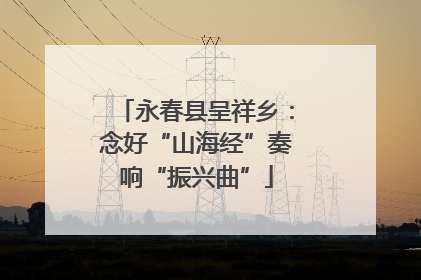 永春县呈祥乡：念好“山海经”奏响“振兴曲”