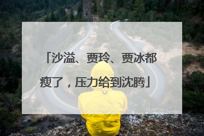 沙溢、贾玲、贾冰都瘦了，压力给到沈腾