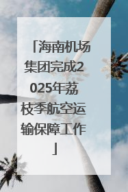 海南机场集团完成2025年荔枝季航空运输保障工作