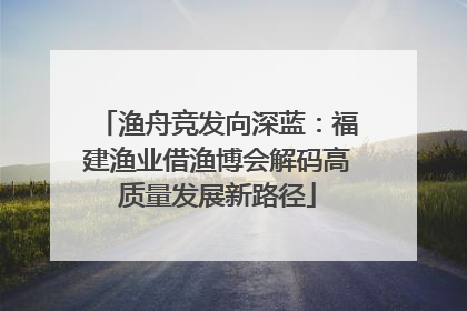 渔舟竞发向深蓝：福建渔业借渔博会解码高质量发展新路径