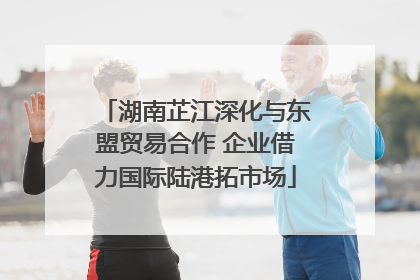 湖南芷江深化与东盟贸易合作 企业借力国际陆港拓市场