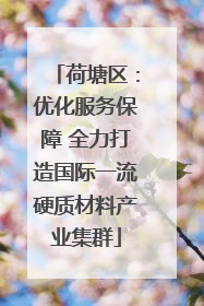 荷塘区：优化服务保障 全力打造国际一流硬质材料产业集群