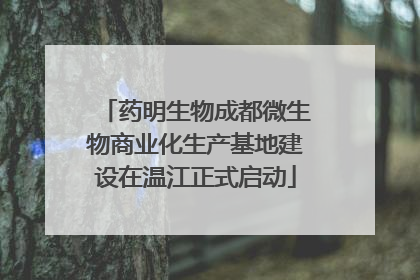 药明生物成都微生物商业化生产基地建设在温江正式启动