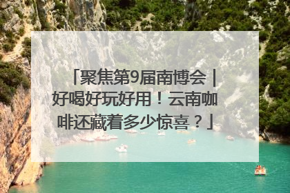 聚焦第9届南博会｜好喝好玩好用！云南咖啡还藏着多少惊喜？