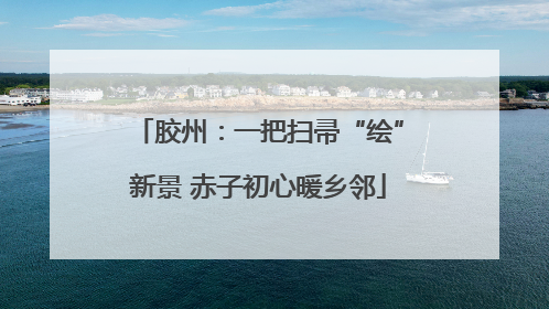胶州：一把扫帚“绘”新景 赤子初心暖乡邻
