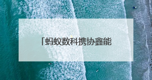 蚂蚁数科携协鑫能科成立蚂蚁鑫能 推进能源智能化