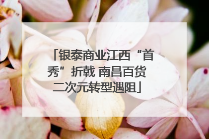 银泰商业江西“首秀”折戟 南昌百货二次元转型遇阻