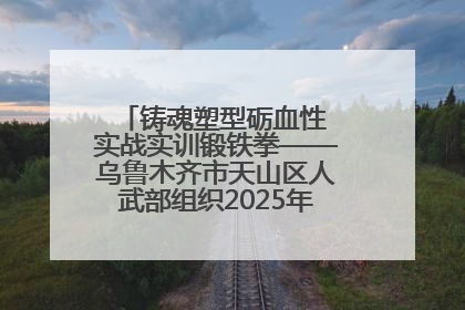 铸魂塑型砺血性 实战实训锻铁拳——乌鲁木齐市天山区人武部组织2025年度民兵集中轮训