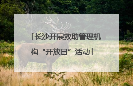 长沙开展救助管理机构“开放日”活动