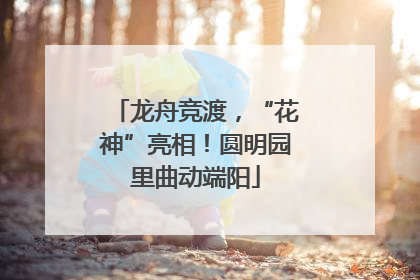 龙舟竞渡，“花神”亮相！圆明园里曲动端阳